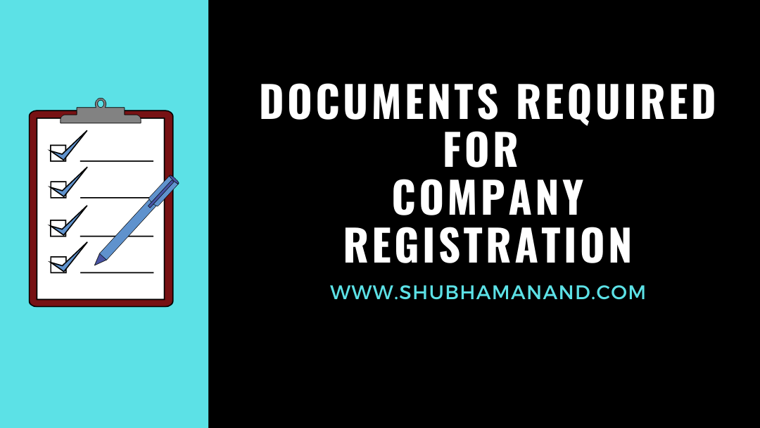 documents required for company registration